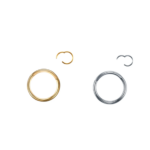 Piercing Argola Lisa Segmento Articulado Aço Cirúrgico/A147