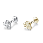 Labret Titânio - Abelha /TLA031