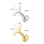 Labret Aço- Raio /ALA328