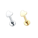 Labret Aço - Coração /ALA064