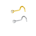 Piercing Nostril Ouro Sem Garras/O144