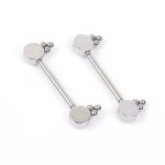 Piercing Mamilo Titânio Zircônia /T137 - Imagem 4