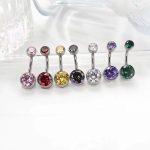 Piercing Umbigo Titânio Zircônia /T119 - Imagem 6