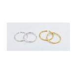 Argola torção Ouro - Argola Torção Liso/OAT150