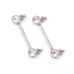 Piercing Mamilo Titânio Zircônia /T137 - Imagem 5