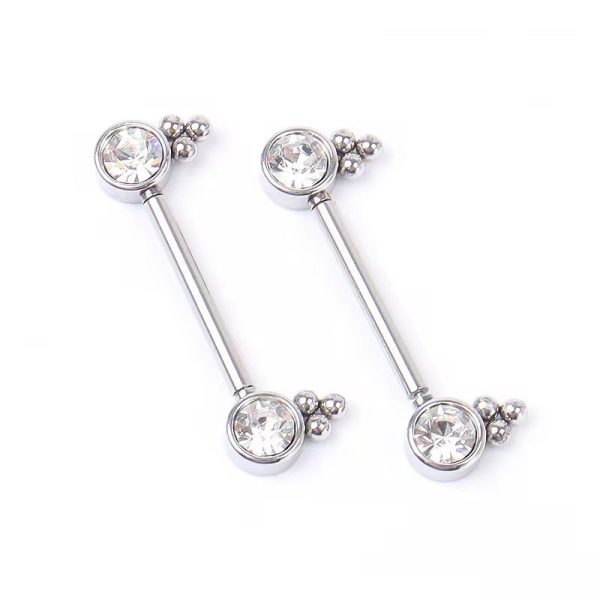 Piercing Mamilo Titânio Zircônia /T137 - Imagem 5
