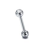 Piercing Titânio Barbell  Zircônia/T179 - Imagem 7