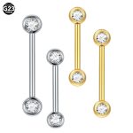 Piercing Mamilo Titânio Zircônia /TMA138 - Imagem 6