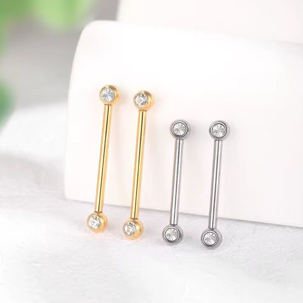 Piercing Mamilo Titânio Zircônia /TMA138 - Imagem 8