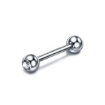 Piercing Titânio Barbell  Zircônia/T179 - Imagem 9