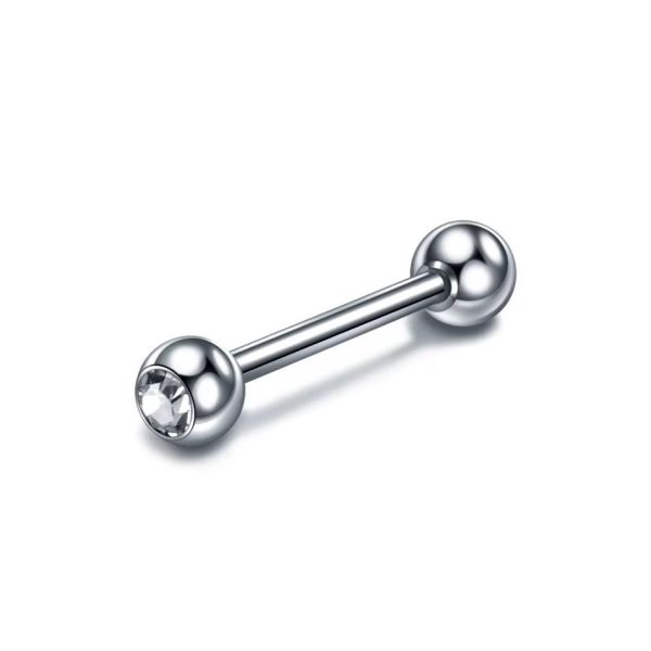 Piercing Titânio Barbell  Zircônia/T179 - Imagem 9