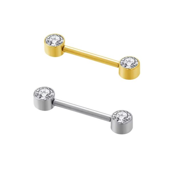 Piercing Mamilo Titânio Rosca Interna/T166 - Imagem 1