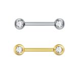 Piercing Mamilo Titânio Zircônia /TMA138