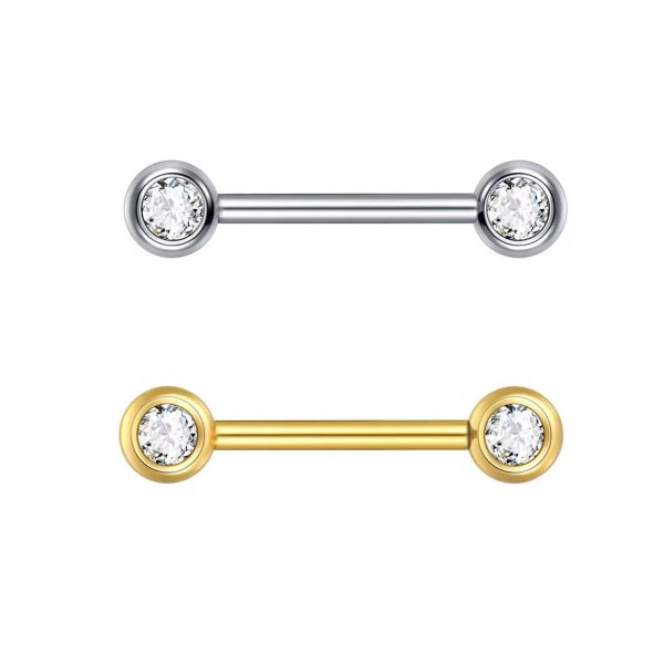 Piercing Mamilo Titânio Zircônia /TMA138 - Imagem 1