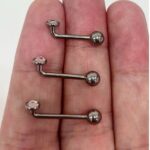 PIERCING GENITAL TITÂNIO CRISTAL /TPG167