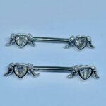 PIERCING MAMILO-HASTE TITANIO/THP188