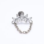 LABRET TITANIO 5 FOLHAS /LTF201