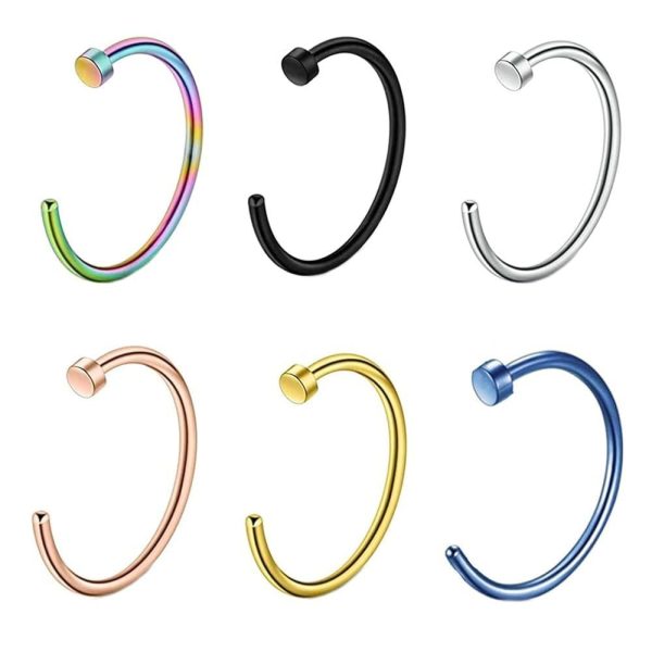 Piercing Titânio Argola Aberta /T2237 - Imagem 4