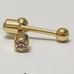 Labret Ponto de Luz-Folheado/F582