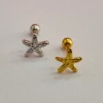 Labret Estrela-Folheado/F564