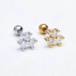 Labret com Pedras-Folheado/F565