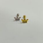 Labret Coroa-Folheado/F577