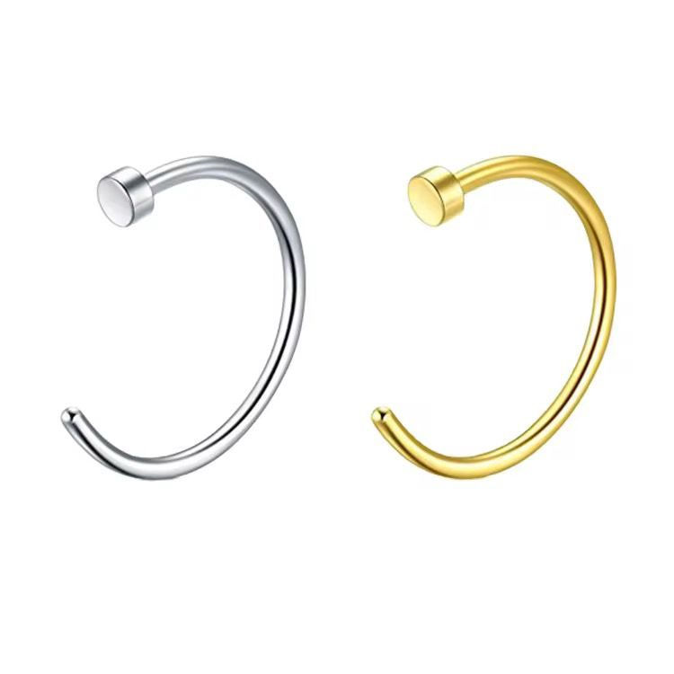 b3657476-ed6c-4c97-976a-fc3a3629cbaf Piercing Titânio Argola Aberta /T223 - Imagem 1