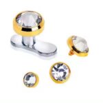 Piercing Microdermal Titânio Zircônia Pontuda/MTZ287