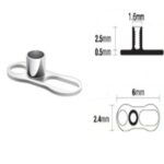Base Para Piercing Microdermal Titânio/BPM290