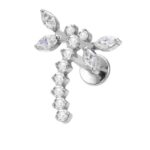 Labret Libélula Titanio/T317