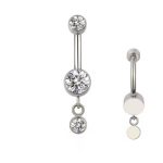 Umbigo Titanio Com Pingente/TUM303