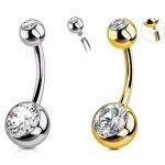 Piercing Titânio Umbigo Roca Interna/T921