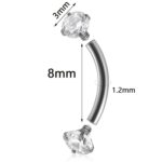 Piercing Curvo Aço/PCA331