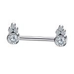 Piercing Mamilo 4 Zircônia /T178