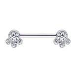 Piercing Mamilo Titânio Zircônia /T136 - Imagem 4