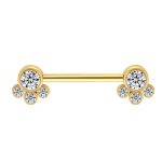 Piercing Mamilo Titânio Zircônia /T136 - Imagem 5