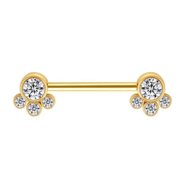 Piercing Mamilo Titânio Zircônia /T136 - Imagem 5