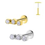 Piercing Labret Titânho Push Pin/T361