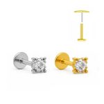 Piercing Labret Titânho Push Pin/T362