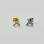 Brinco Titânio com Pedras/TE426