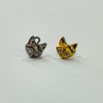 Micro Dermal Gato com Olho Zircônia Titânio/TDA451