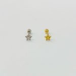 Labret Estrela-Folheado/F586