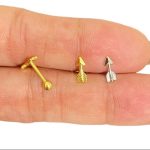 Labret Flecha Folheado/F583