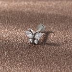 Piericng Titânio Labret Borboleta /T409 - Imagem 4