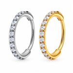 Piercing Argola Aço Cirurgico com Zircônia /A603