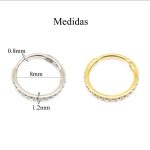 Argola Clicker Titânio/T602