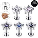Labret Titânio Estrela/T629