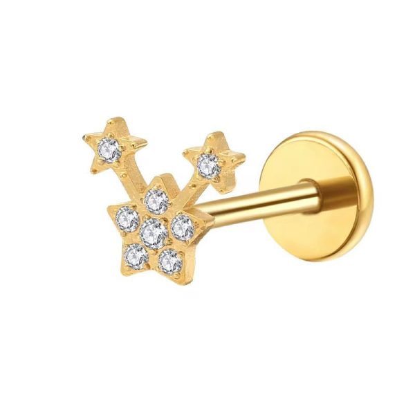 Piercing Labret Titânio/T405 - Imagem 2