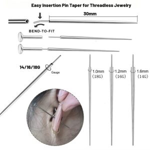 Taper Titânio PUSH PIN/T641