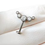 Piercing Labret Cluster Titanio/T643